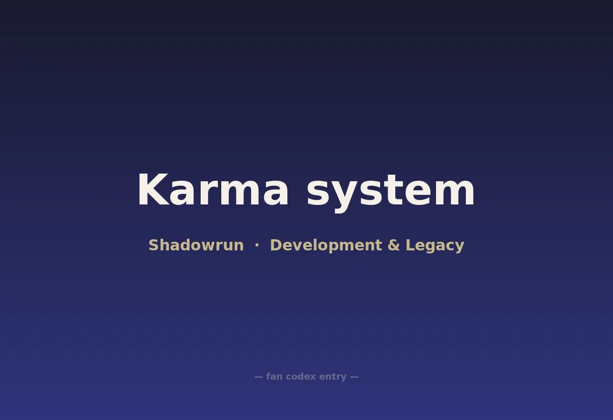 Karma system