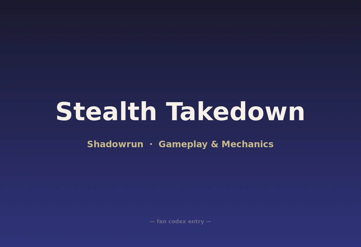 Stealth Takedown